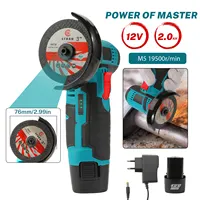 Mini-meuleuse d'angle 12V sans fil, rechargeable, pour la réparation automobile, la découpe de diamants, outils électriques sans fil 4