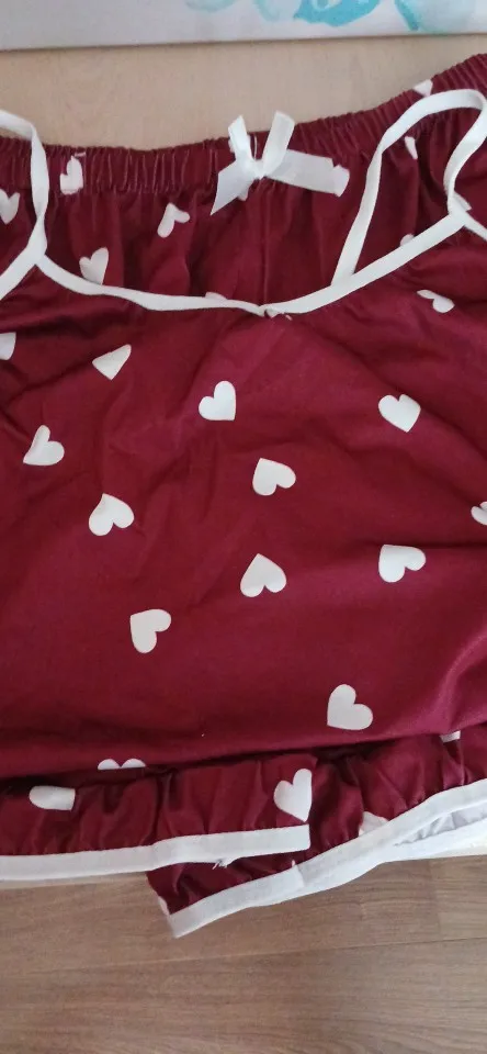 Luxe Spaghetti Strap Summer PJ Set - Breathable Comfort Sleepwear photo review