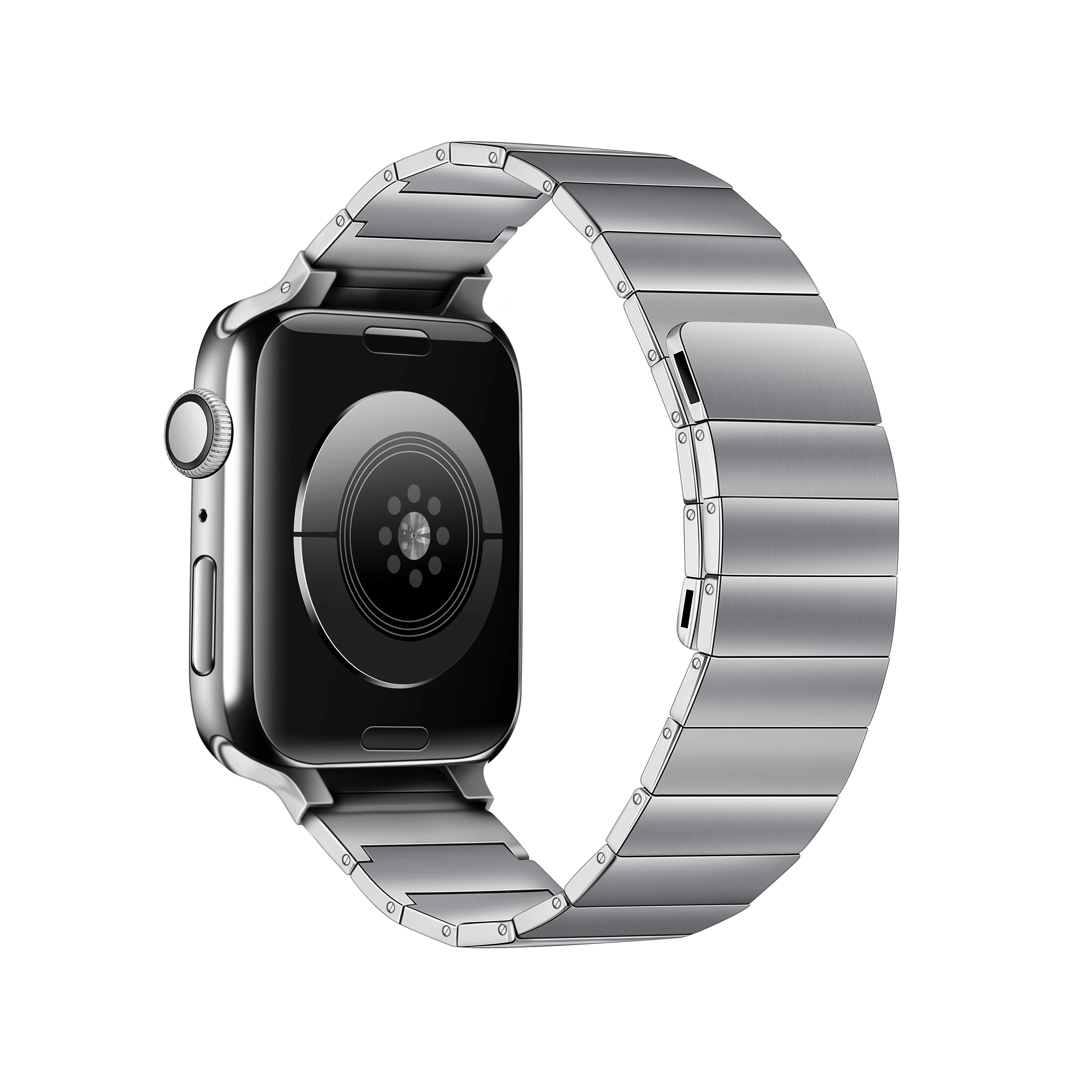Stainless Link For Apple Watch Band 45mm 41mm 44mm 40mm 42mm 38mm  Magnetic Loop bracelet iWatch Series 3 5 4 SE 6 7