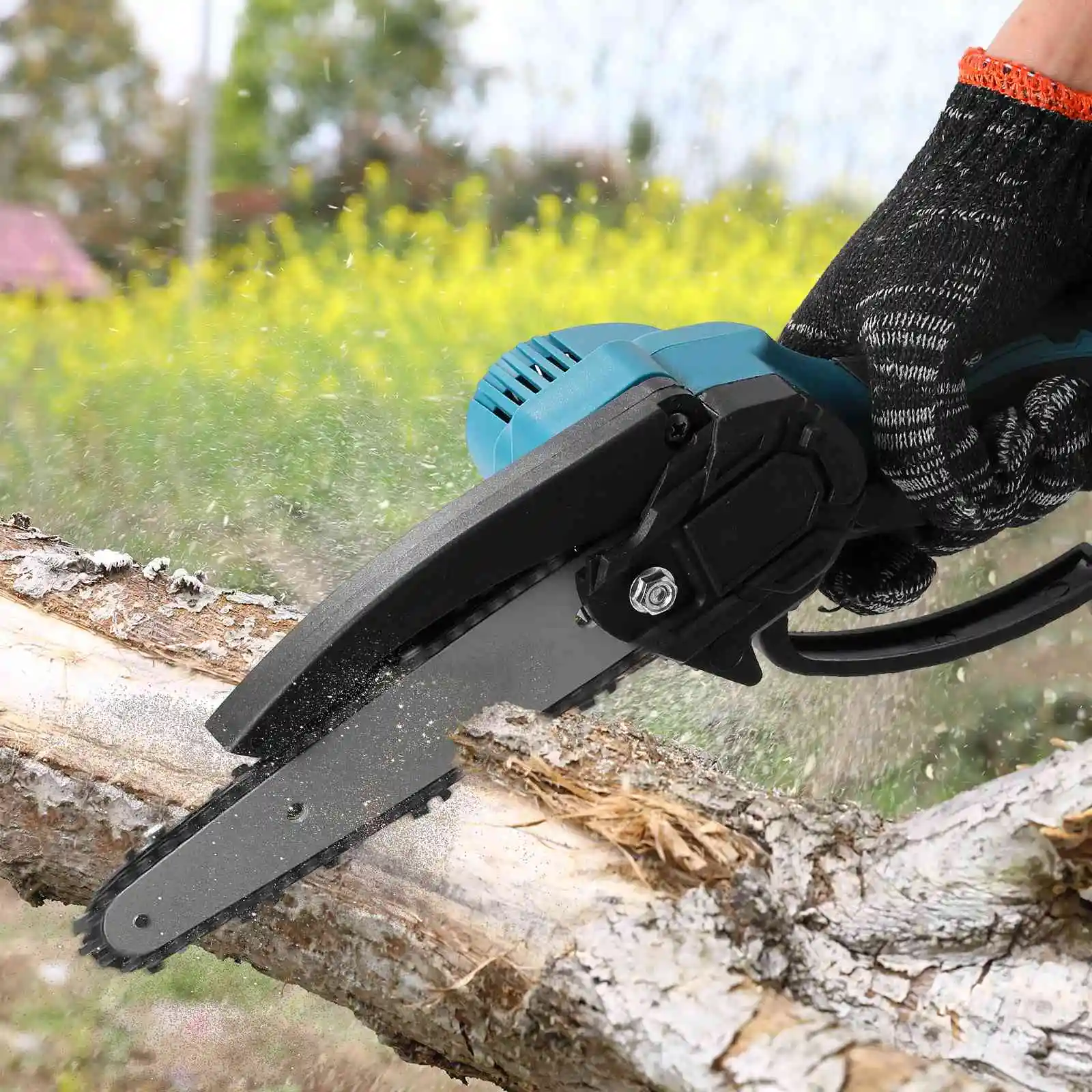 6-Zoll Elektrische Kettensäge 25mm Elektrische Astschere für Obstbäume und Bonsai, Kompatibel mit Makita 18V/21V Akku – Detail 6