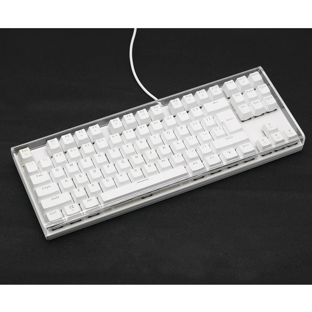 Teclado Mecânico Acrílico Capa de Poeira Key Air Cover 40 60 65 75 Teclado para Impermeável Impedir Pet Treading - Imagem 2