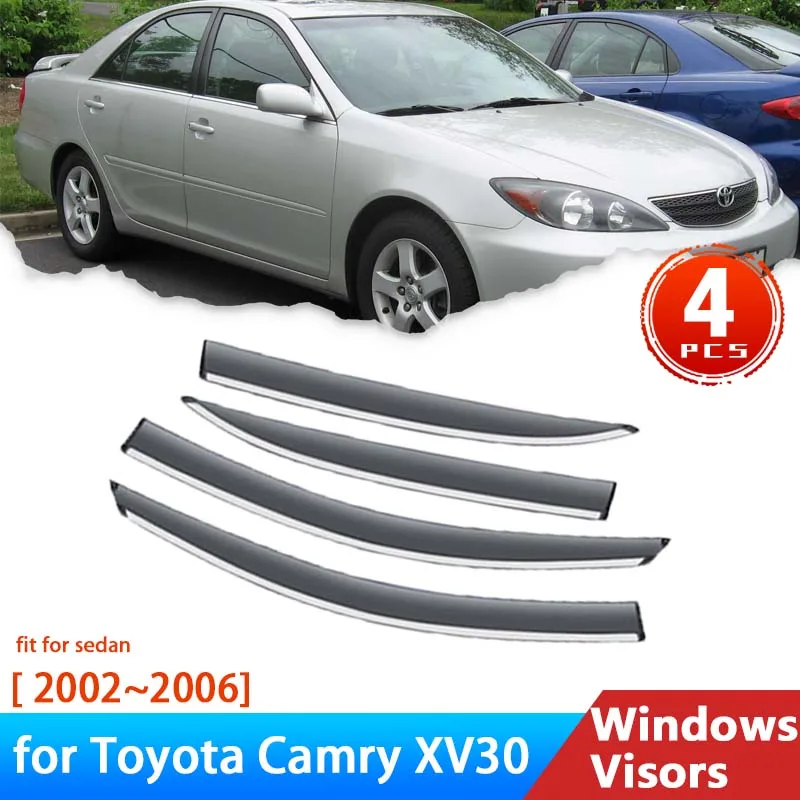 Deflectors For Toyota Camry Xv30 30 Daihatsu Altis Sedan 20022006