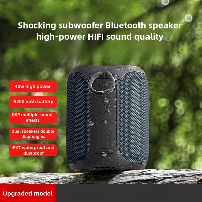Portable Bluetooth Speaker Wireless 12H Battery Hands-free Call Ideal For Travel/Gift