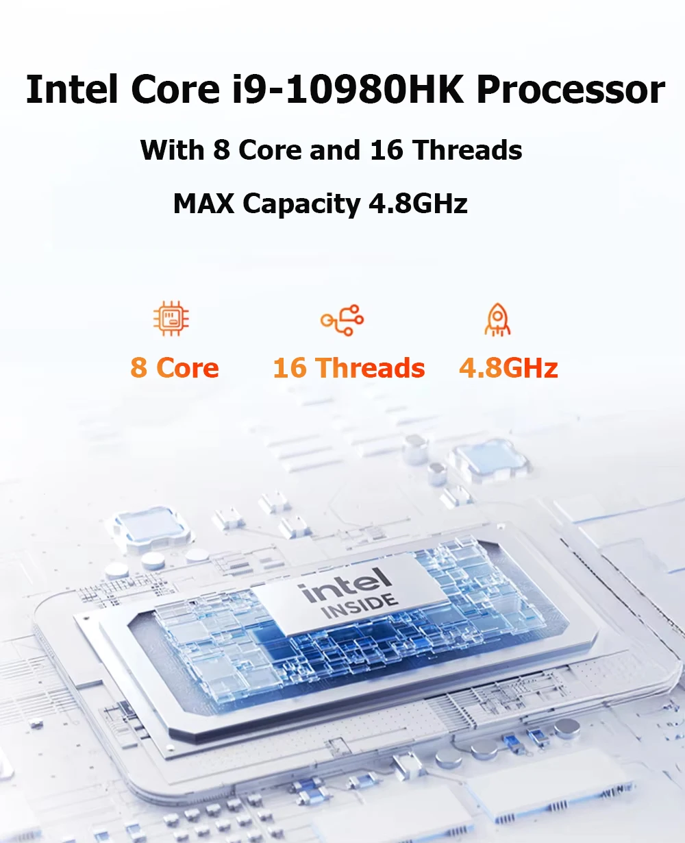 2026 Mini PC Intel Core I9-10980HK Intel N150 Windows 11 Pro Desktop PC Gaming Computer 16GB DDR4 512GB/1TB SSD WiFi6 BT5.2 4K Pc Desktop