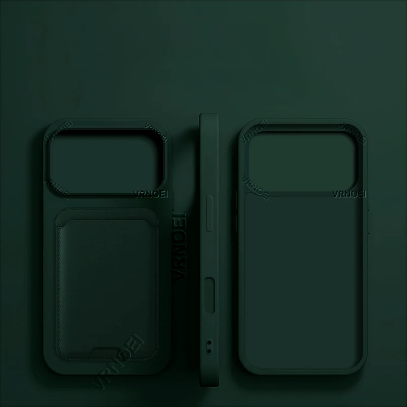 Enhanced Card Wallet Phone Case - Stylish Shockproof Back Cover with 3-in-1 Functionality