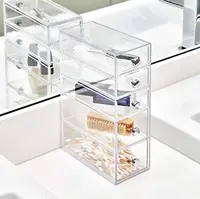 5-drawer clear plastic organizer – 3.25” x 7” x 9.75” 2