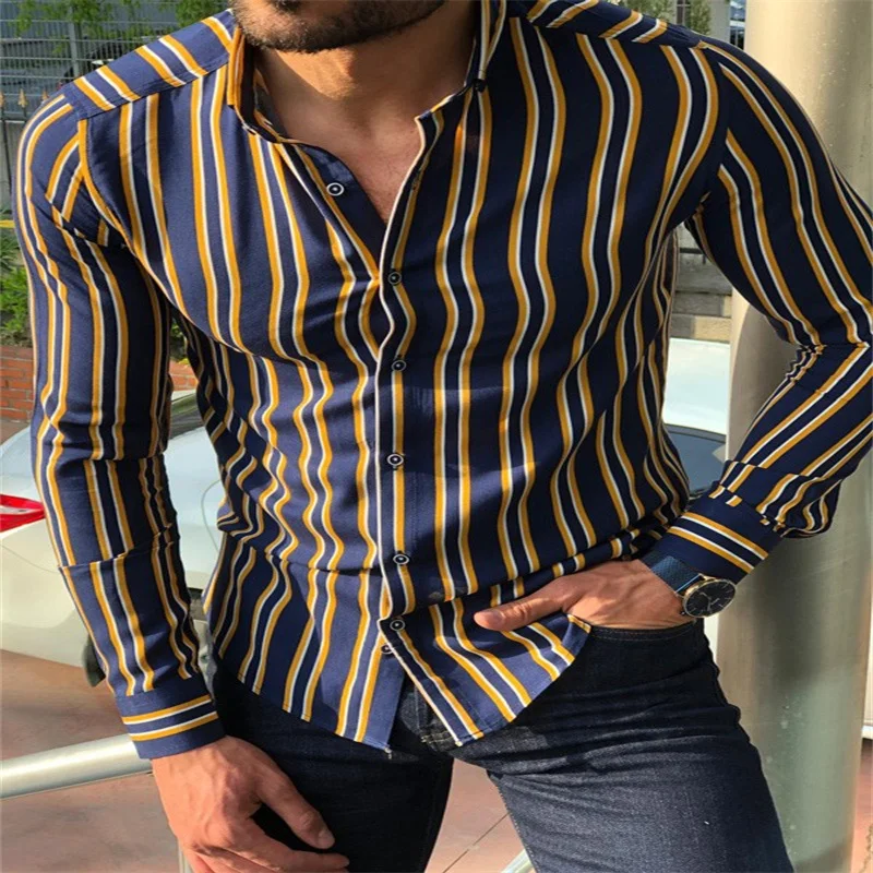 summer new fashion top pants 2 piece shirt top pants fashion men s harajuku retro vertical and horizontal stripes men s tops Hawaiian Stripes Plaid Colorblocking Retro Batik Men's Clothing Long Sleeve Print Clothing Fashion Design New Tops Plus Size 6XL