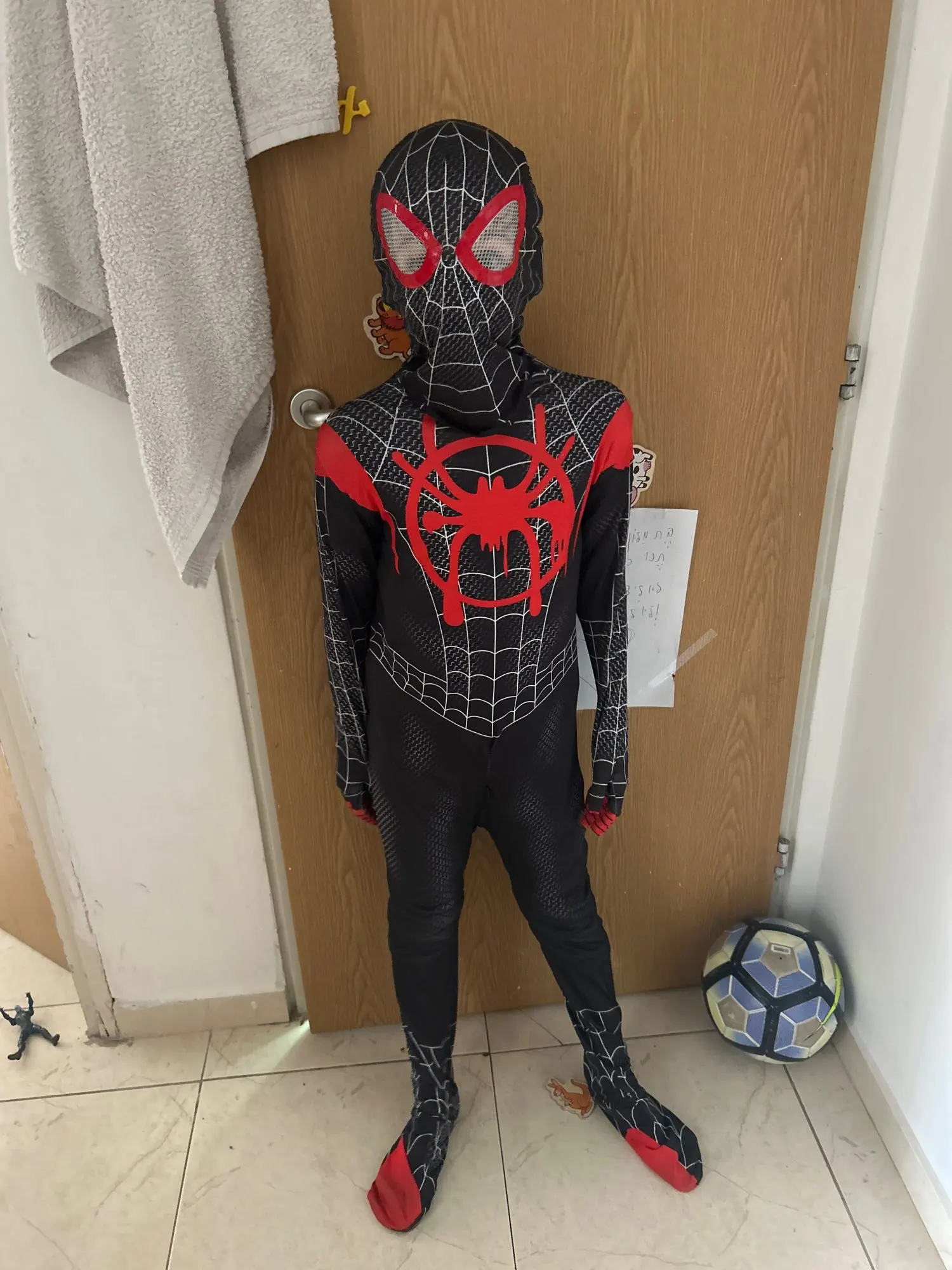 Costume Spiderman Miles Morales enfant Into the Spider verse