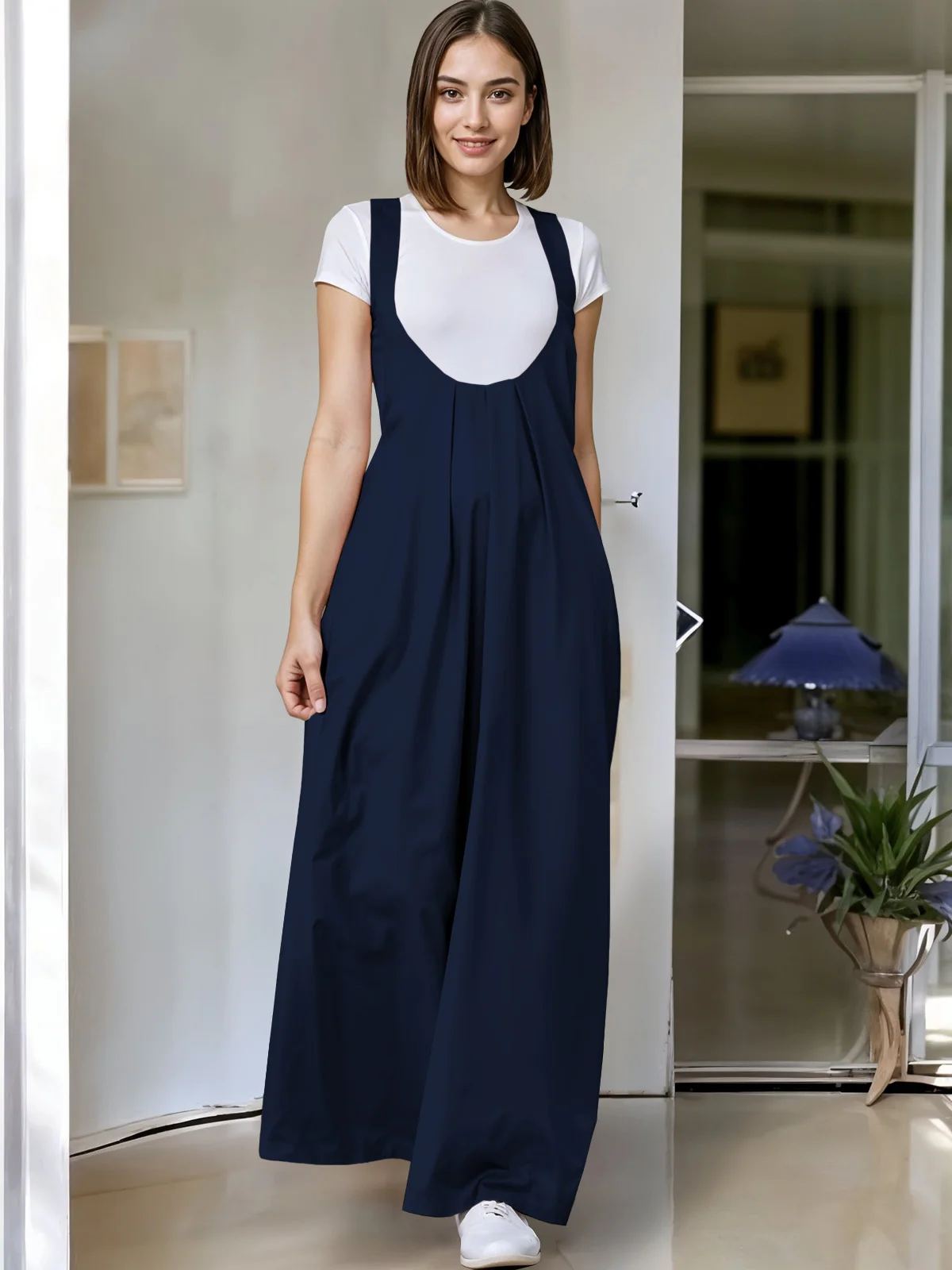 Mono Mujer Overol Jumpsuit Casual De Moda Para Dama