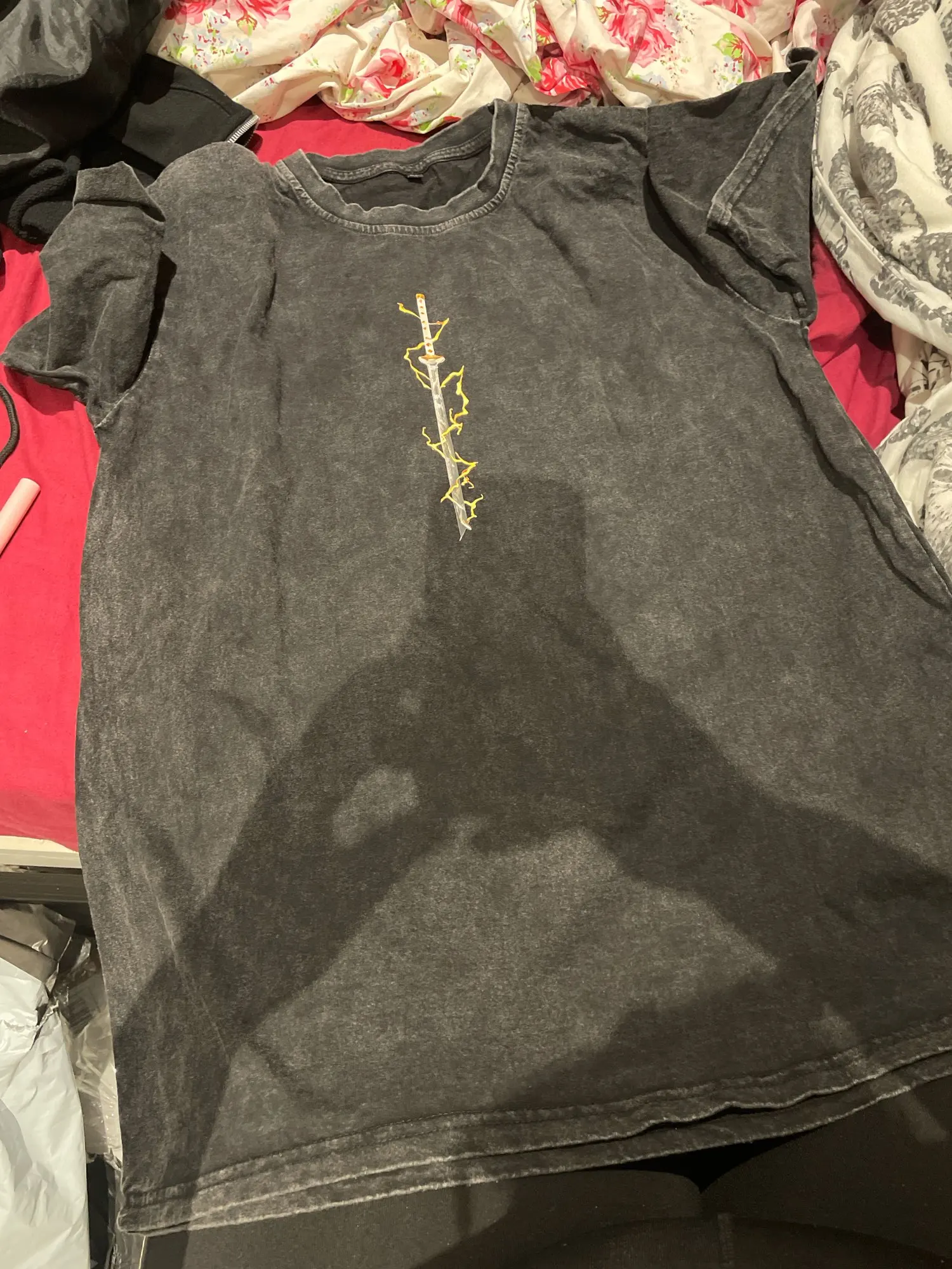 Demon Slayer Gym T-Shirt – Oversized Anime Training Tee (Various Designs)