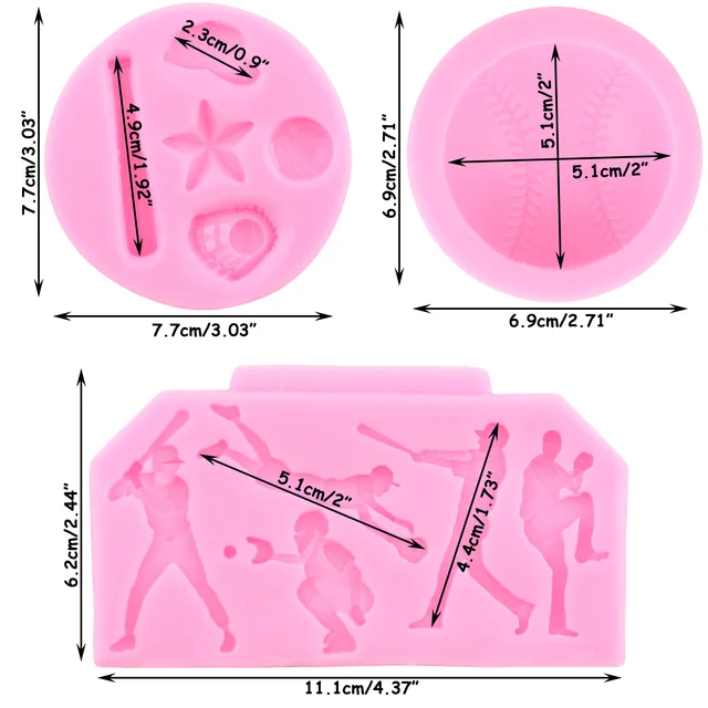 Stampo Per Fondente A Tema Basket - Silicone, 6.9x6.9 Cm, Per Torte E Cioccolato