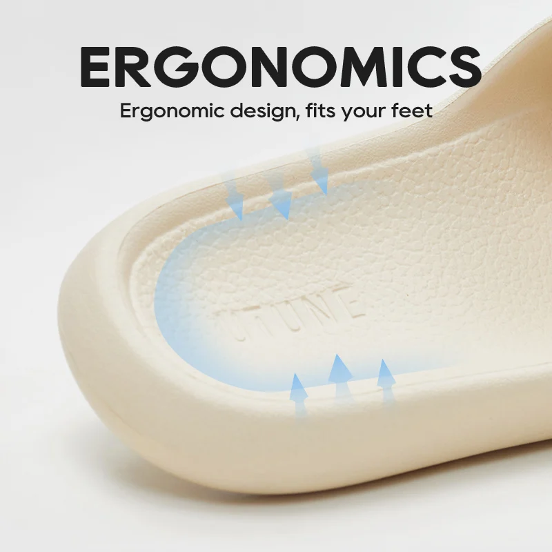 UTUNE Retro Slippers For man and woman Silent Simple Fashion Indoor Anti-slip Soft Lightweight women's sandals summer 2024 5