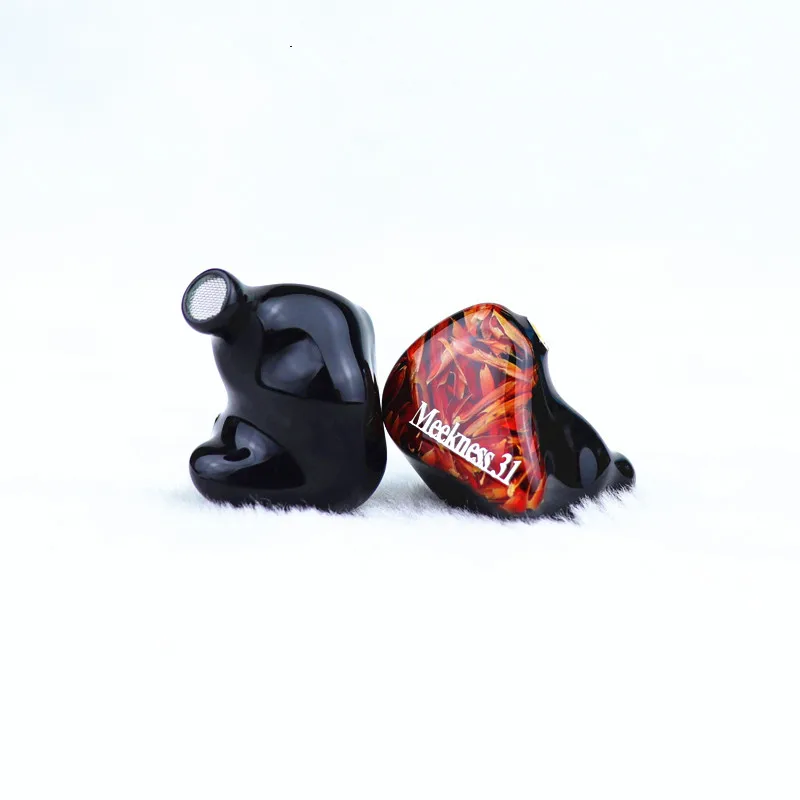 TONEKING Earphones MEEKNESS31 Knowles 3BA+1DD Hybrid Drive Unit Music Sports Monitor Headsets 6N OCC Cable Customized BL1 V10