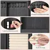 Wall Mounted Jewelry Organizer With Rustic Wood Large Space Jewelry Cabinet, Holder, Storage Box for Necklaces, Earrings, Bracel 4