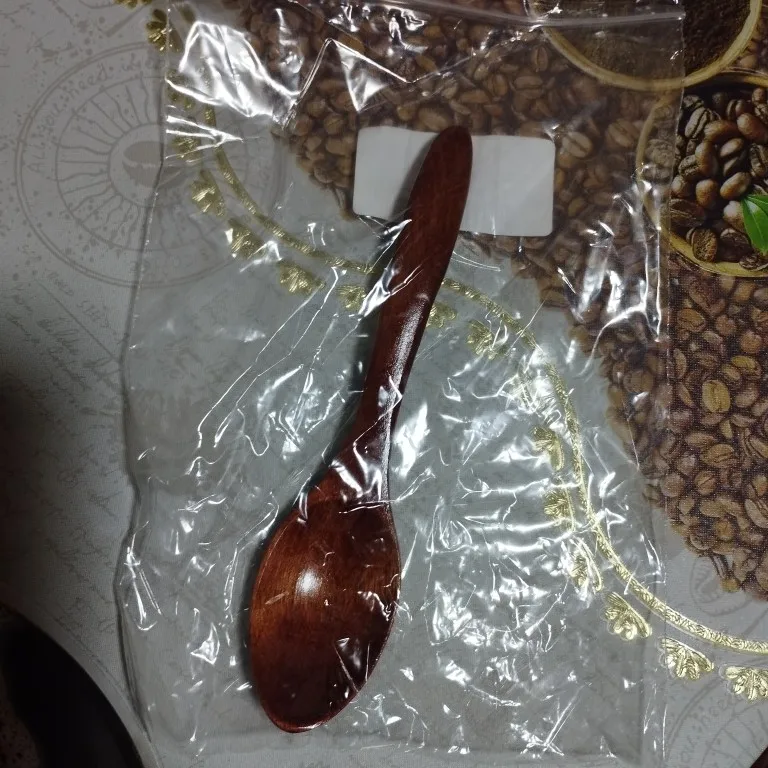 Natural Wood Spoon Bamboo Cooking Utensil Coffee Kitchen Teaspoon Tableware Accessories Spoon Teaspoons for Tea Stirring Spoon photo review
