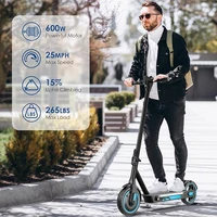 Trottinette électrique HiQiS V10 pro, moteur 600W, batterie 36V15Ah, vitesse 40 km/h, autonomie 45 km, pneus gonflables 10 pouces, pliable, pour adultes, avec application. 5