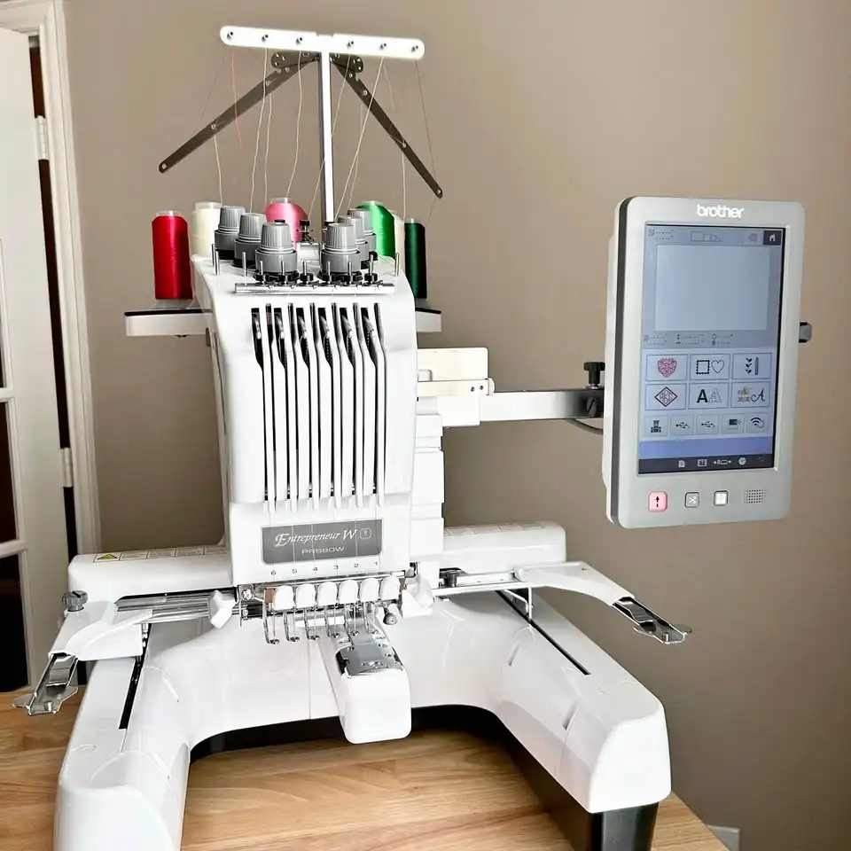 Discount Offer PR680W 6 multi needle Embroidery machine New with Original Box
