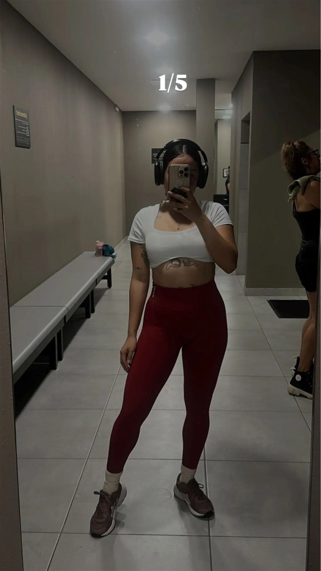 Women's Short Sleeve Sports Bra Top photo review