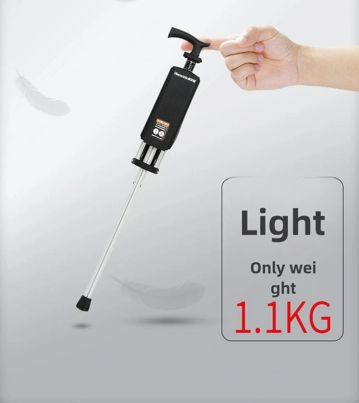 A 2-in-1 portable folding cane and chair combination that can be quickly folded and unfolded, equipped with a seat and three leg 4