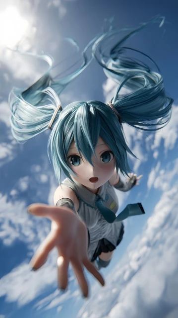Hatsune Miku Spinning Chain