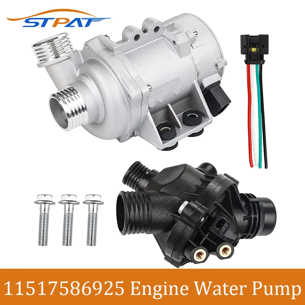 STPAT 11517586925 11537549476 Electric Water Pump Thermostat Kit For