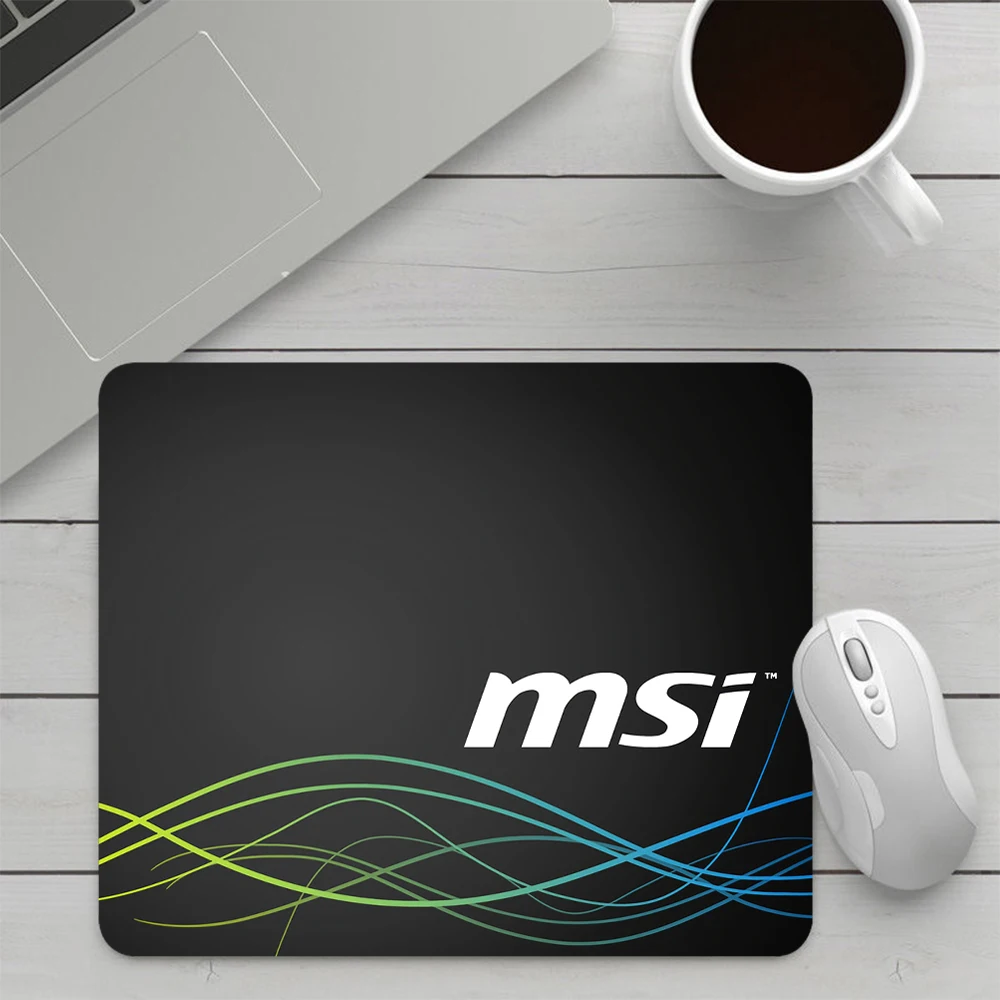 Msi Small Gaming Mouse Pad Computer Mousepad Pc Gamer Mouse Mat Laptop Office Mausepad Xxl Tappeto Tappetino Per Tastiera In Silicone Tappetino Da Scr
