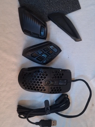 SOLAKAKA SM809 Wired RGB Gaming Mouse 22800 DPI MMO photo review