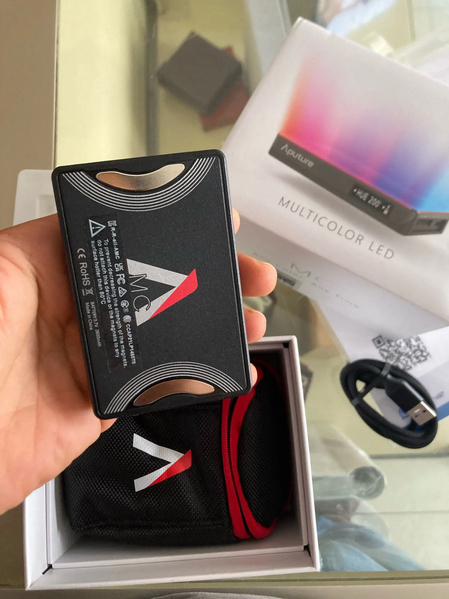 Aputure MC AL-MC RGBWW LED Lights 3200K-6500K Photography Lighting