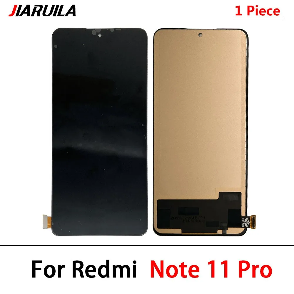 LCD Display Replacement Touch Screen Digitizer Replacement LCD Display For Xiaomi Redmi Note 11 11S Pro 4G 5G Touch Screen Digitizer Panel Assembly 2201117TG 2201117SG