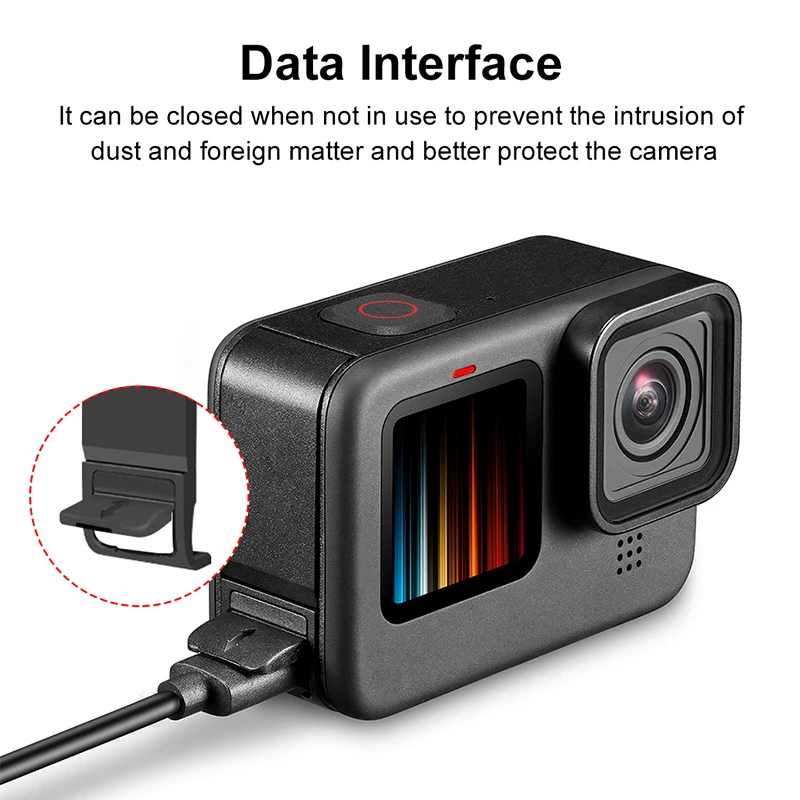 Side Cover Battery Door Replacement For GoPro Hero 13 12 11 10 9