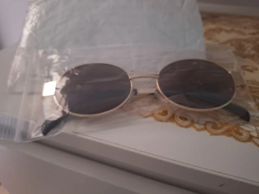 Retro Steampunk Oval Metal Sunglasses for Women photo review