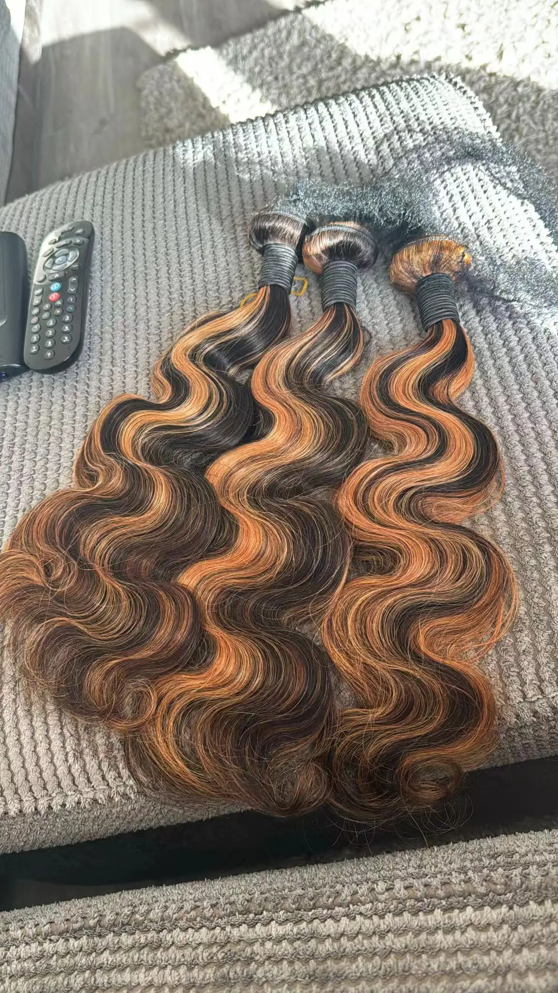 Grand Nature 15A P 4/27 Blonde Brazilian Virgin Human Hair Bundles Body Wave 22Inch 3Pcs Full And Thick No Shed No Tangle