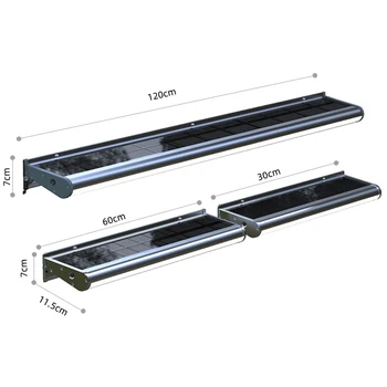 ACMESHINE 20W 태양 광고판 빛 120CM 옥외 태양 벽 램프 태양 광고판 빛 상업 광고 조명
