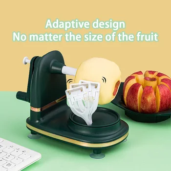 คู่มือ Apple Peeler มัลติฟังก์ชั่มันฝรั่งผลไม้ Apples Peeler ใบมีดสแตนเลส Gadgets อาหาร Peeling สําหรับ Home Kitchen เครื่องมือ 1