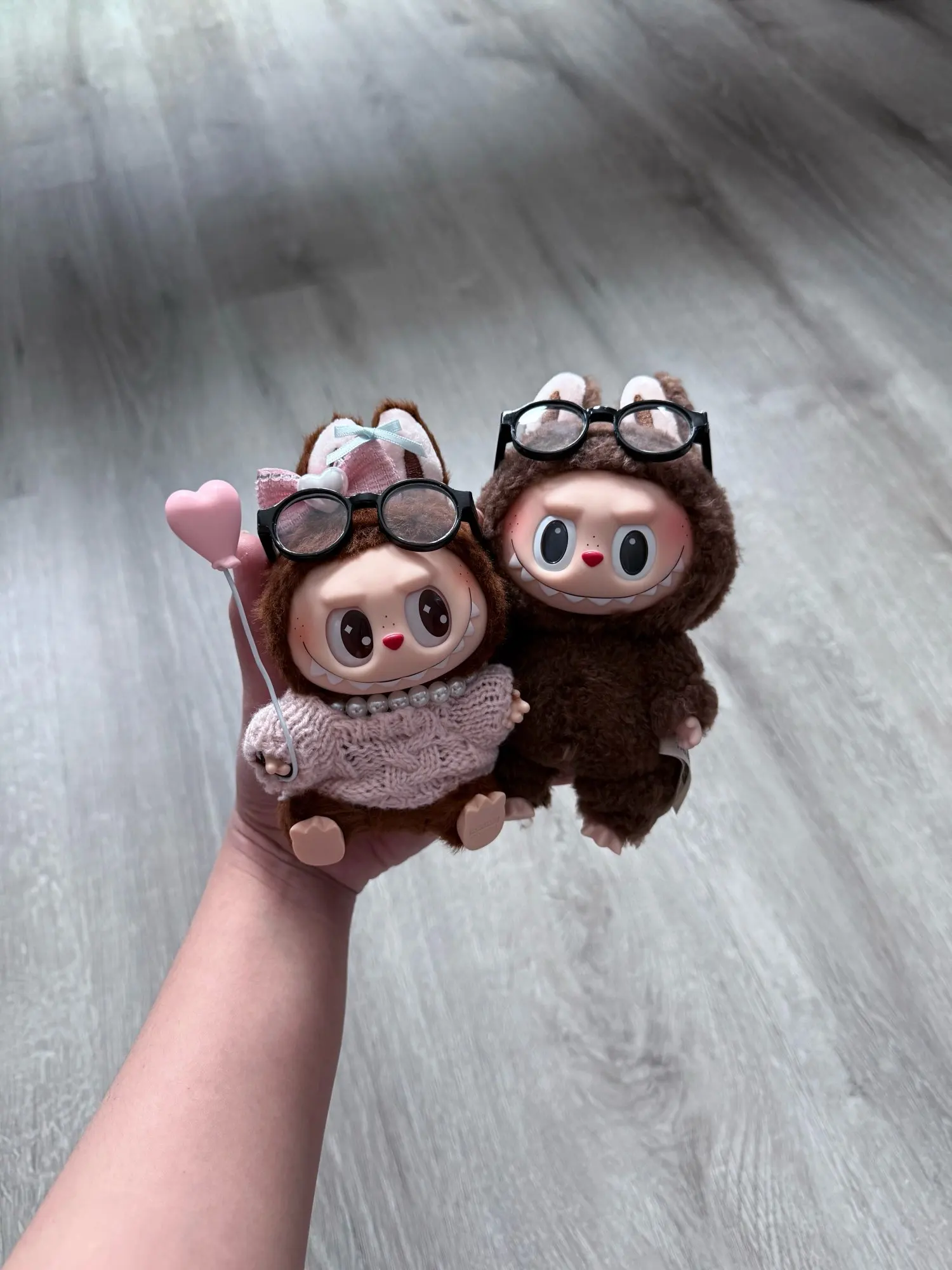 Labubu V1/V2 Doll Clothes: 15/17CM Macaron-Themed Outfit Set with Hair Accessories photo review