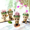 Groot Flower Vase Household Supplies Decoration Ornament Action Figurine Creative Miniature Modedl Simulation Plants Potted 3