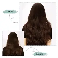 Pince à cheveux humains droite dans les Extensions de cheveux 100% non transformés pleine tête cheveux vierges brésiliens couleur noire naturelle 8 pièces avec 120G 4
