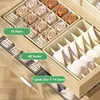 1-2Pcs Underwear Storage Boxes Socks Clothes Storage Organizer Non-woven Fabric Drawer Type Panties Three-piece Set Box Box Home 3