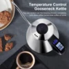 Stainless Steel Electric Gooseneck Kettle with Coffee Dripper, Pour Over Coffee Kettle with Temperature Control, LED Display 6