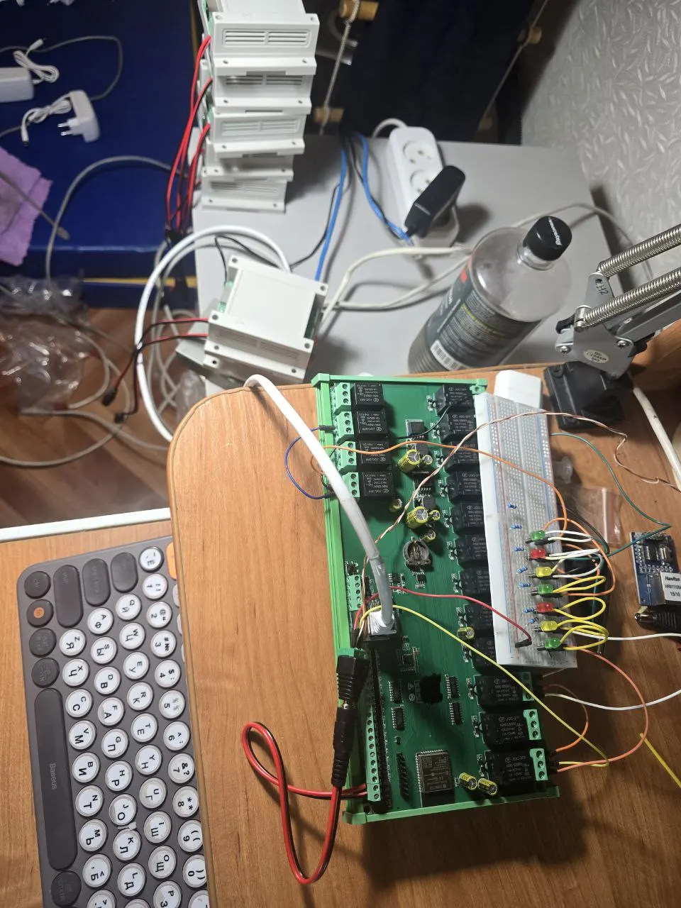 Ethernet Relay Board 16 32 Channel ESP32 WIFI MQTT Home Assistant Domoticz OpenHAB Digital Input Smart Switch photo review