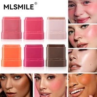 2-in-1 Flat Tube Fruit Blush & Lipstick Stick | Easy to Apply, Highlighter & Contour | Multi-Use Lip & Cheek Makeup 2