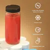 Set of 8 Glass Juice Bottles, 16 oz Capacity, Includes Caps & Labels, Ideal for Juice, Cold Brew, or Smoothie Storage. 6