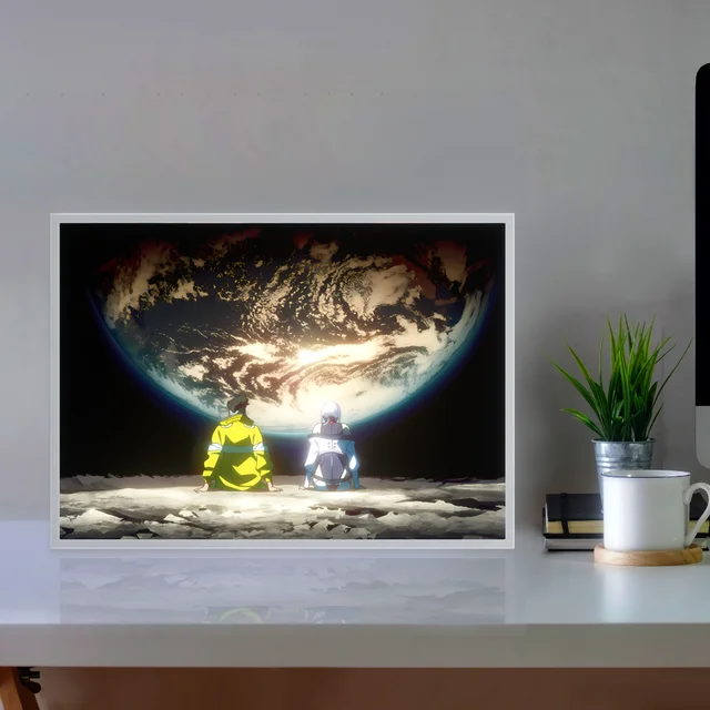 Cyberpunk Edgerunners LED Painting Anime Light Box Photo Frame Wall Art 5