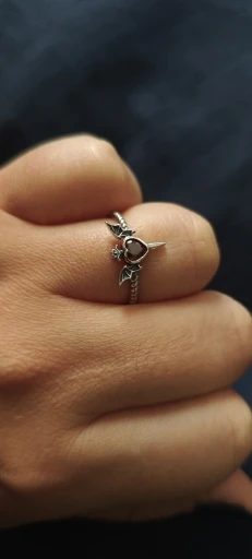 Ruby Bat Ring