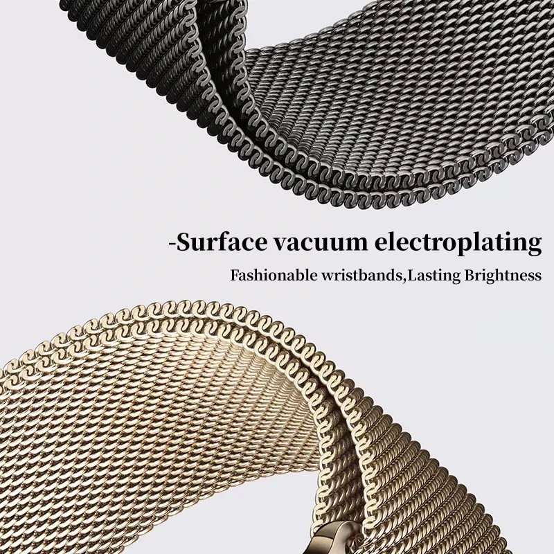 Stainless Steel Magnetic Watchband Bracelet - Metal Strap for Smartwatch Accessories