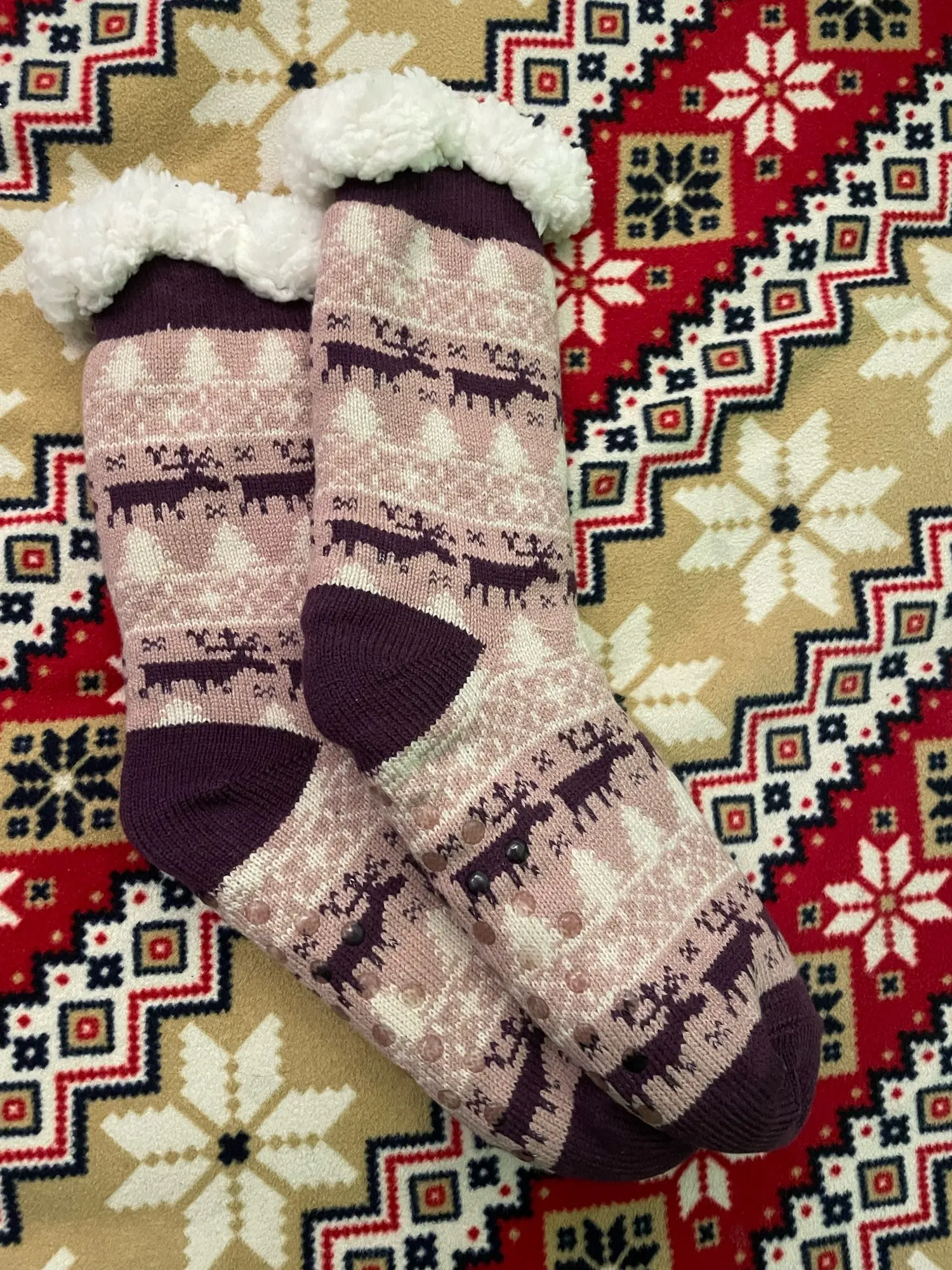 Flauschige Wintersocken mit niedlichen Tiermotiven photo review