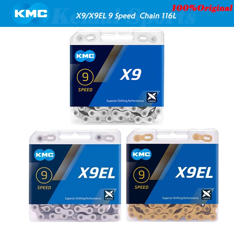 

KMC Bike Chain X8 X9 X10 X11 X12 MTB Bicycle Chains 8 9 10 11 12 Speed Road Bike Current Mountain Bike for Shimano Bikes Part