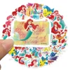 50pcs Disney The Little Mermaid Ariel Princess Stickers For Kids Laptop Luggage Skateboard Sticker Aesthetic Graffiti Decals Toy 3
