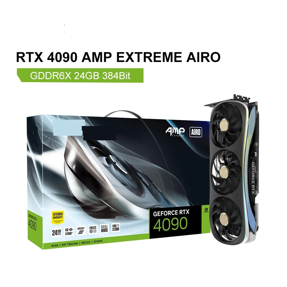 2023 New RTX 4090 RTX4090 Graphics Card GDDR6X GPU 4nm 24GB 384Bit 12Pin Graphics Card Video Card Gaming placa de video