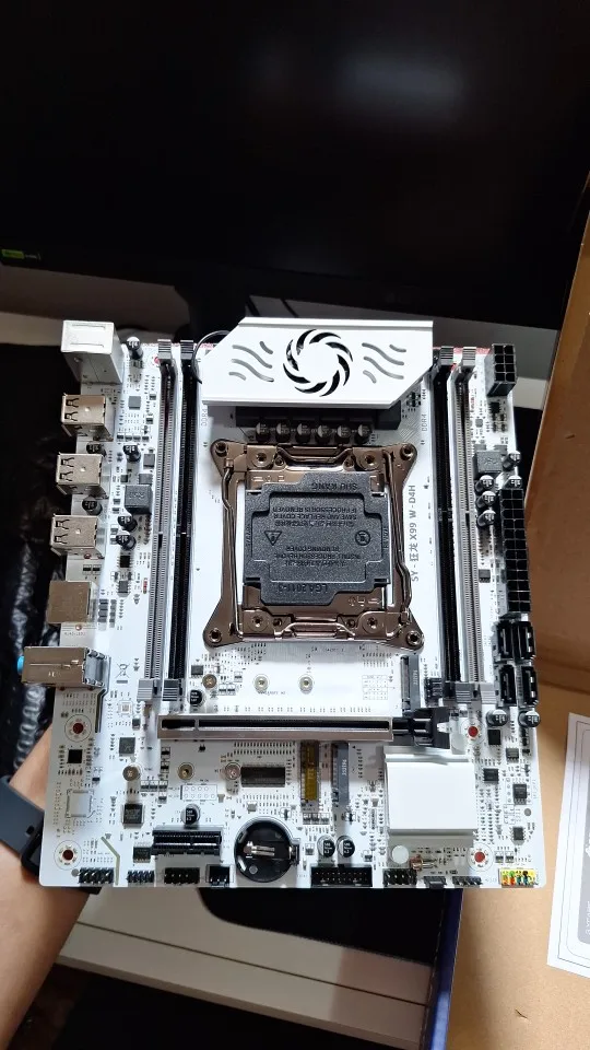 SOYO X99 Gaming Motherboard Kit with Xeon E5 2650 V3 CPU & DDR4 16G*1 2133MHz Memory NVME PCIE3.0 SATA for Desktop Computer Host photo review